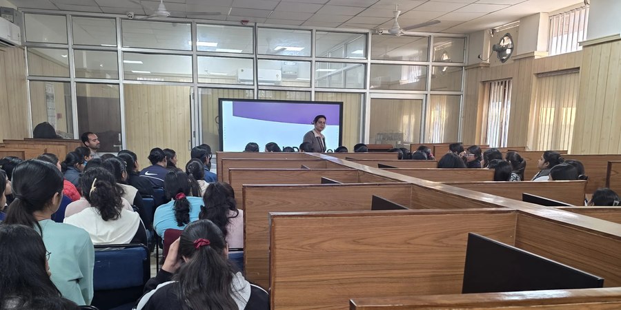 Seminar hall session at INSD Hisar